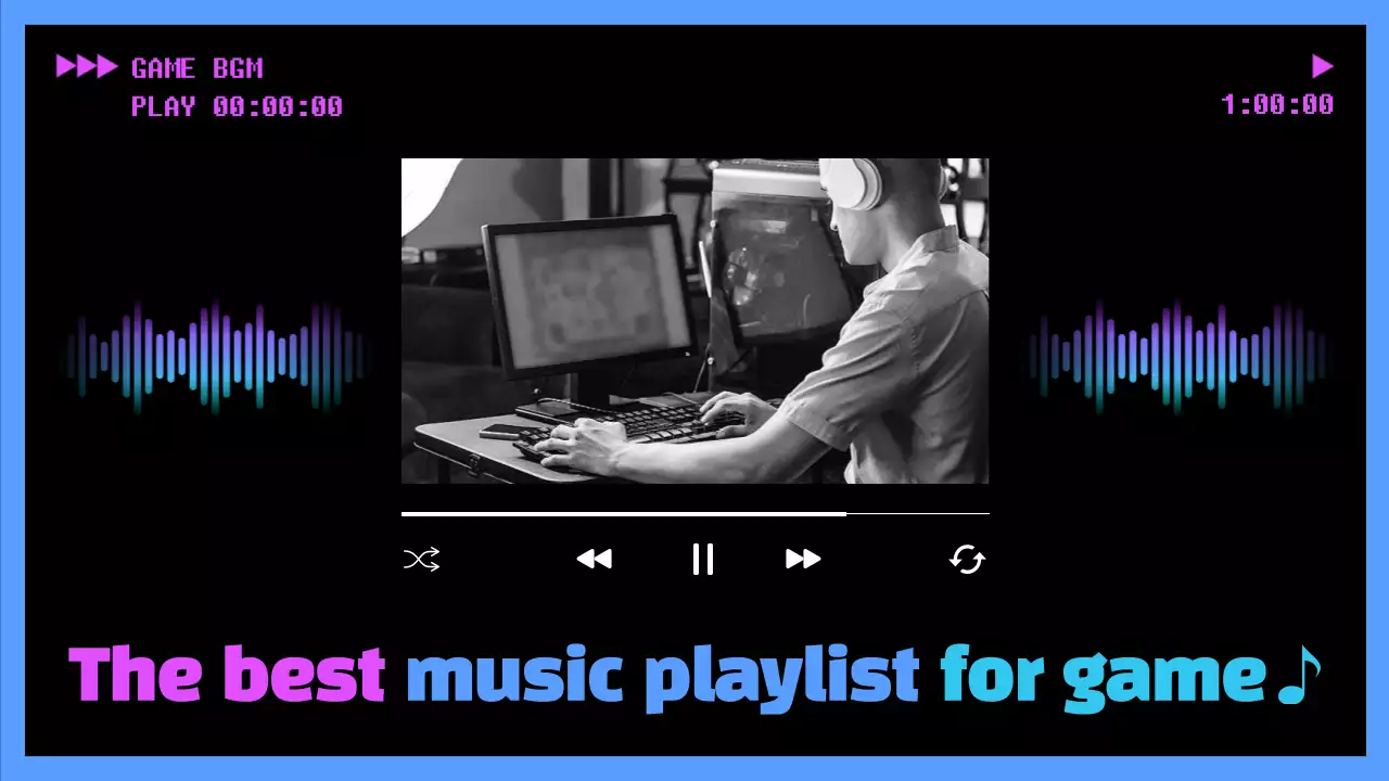 Songs to listen to while gaming with a vivid, neon-colored concept: The VGM Playlist
