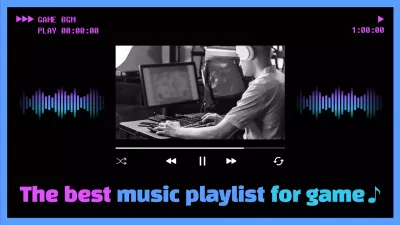 Songs to listen to while gaming with a vivid, neon-colored concept: The VGM Playlist
