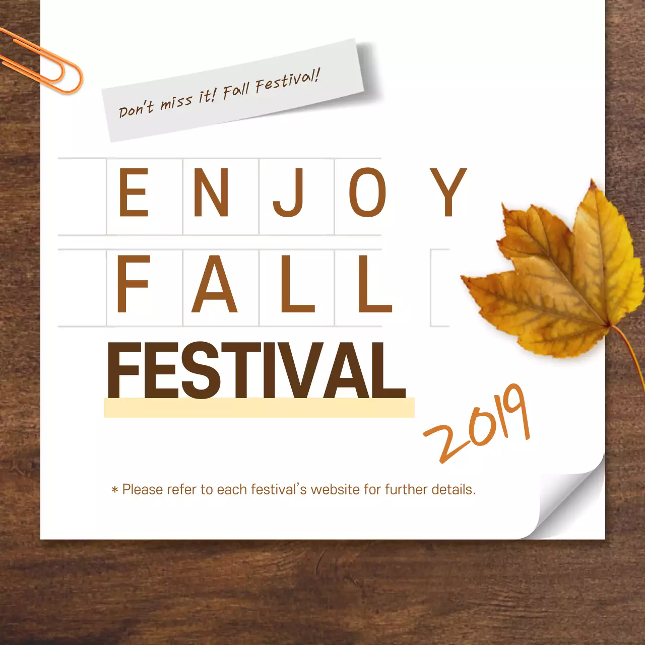 Brown Traditional Festival Promotion Instagram Carousel