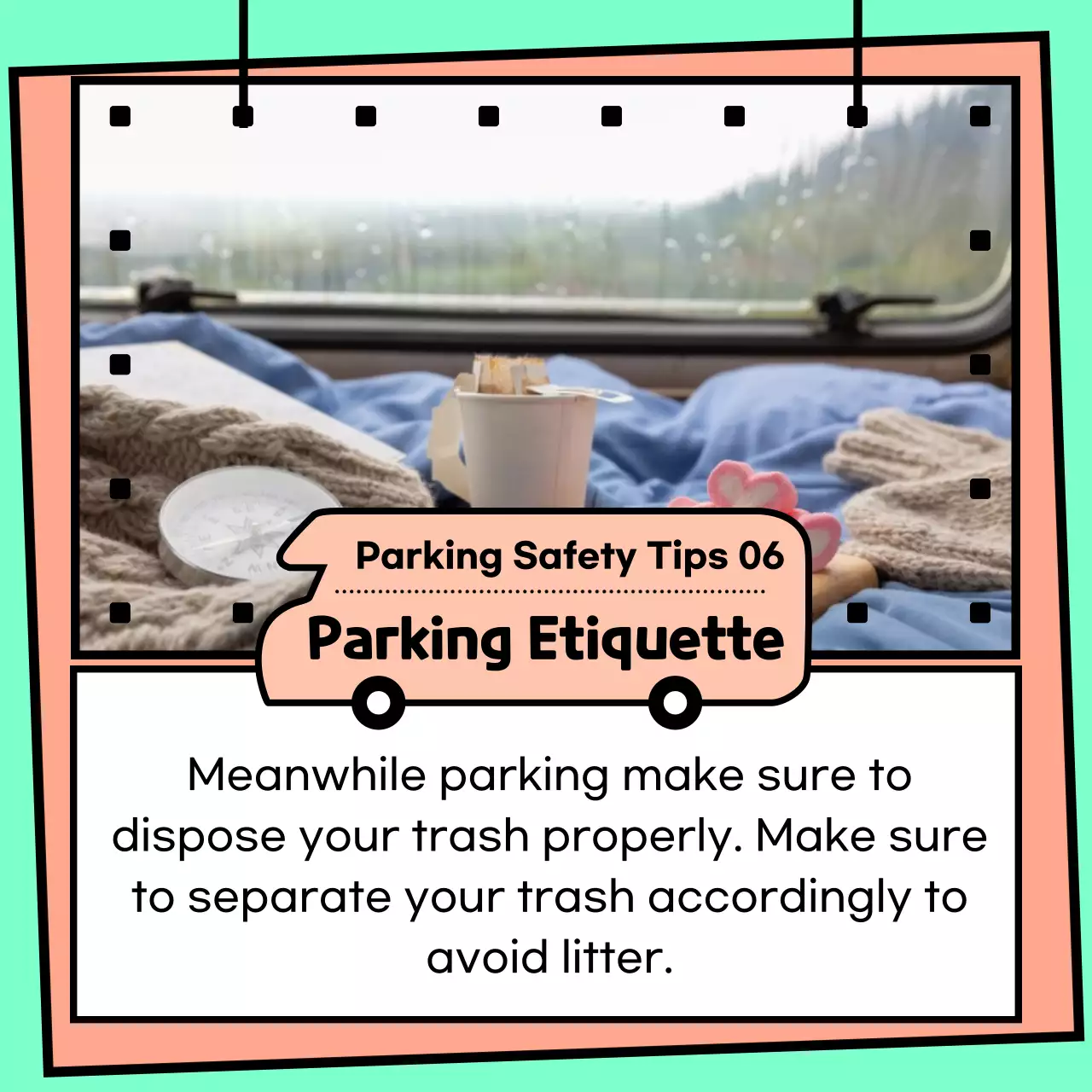 Coral Trendy Travel Guide Instagram Carousel