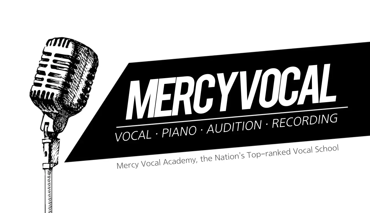 Black Vintage Vocal Advertisement Business Card