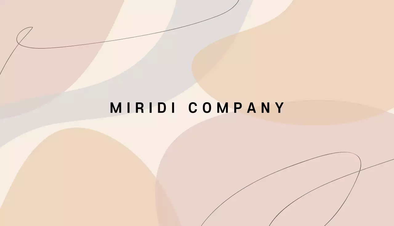 Beige Minimal Business Card