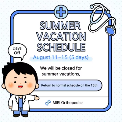 Blue Simple Vacation Announcement Social Media Post