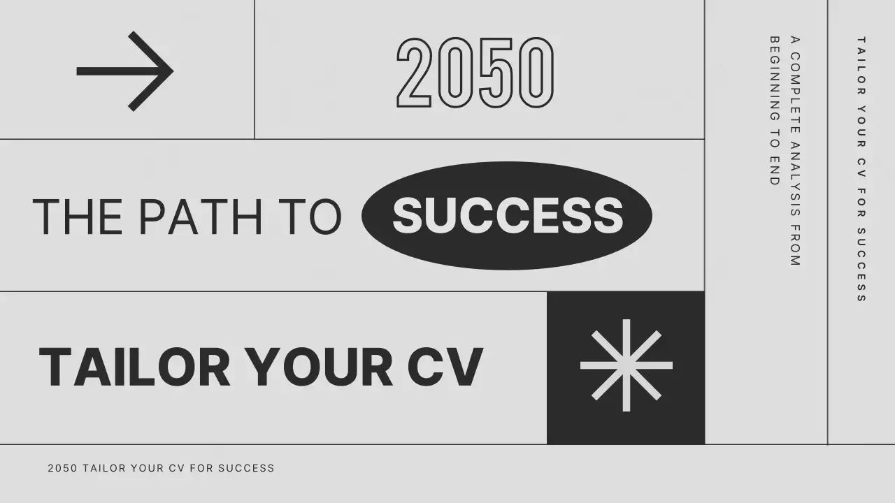 회색 모노톤의 레트로 컨셉의 심플한 채용 전략 발표자료