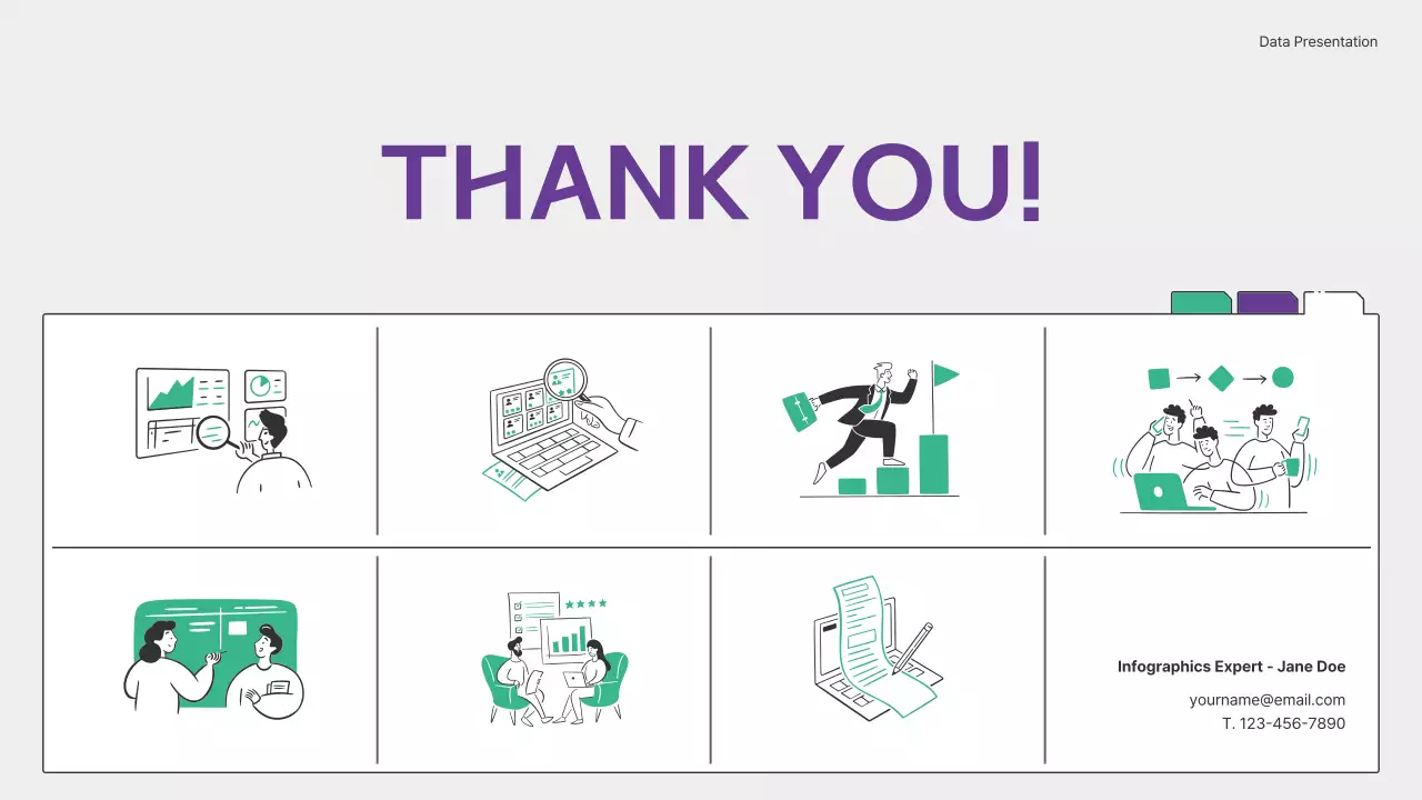 Green Modern Data Guide Presentation