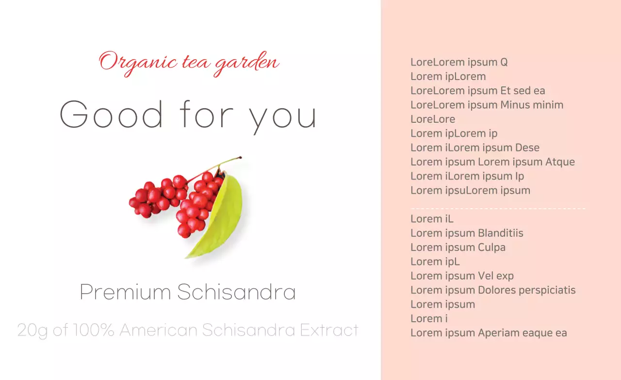 White Minimal Tea Promotion Banner