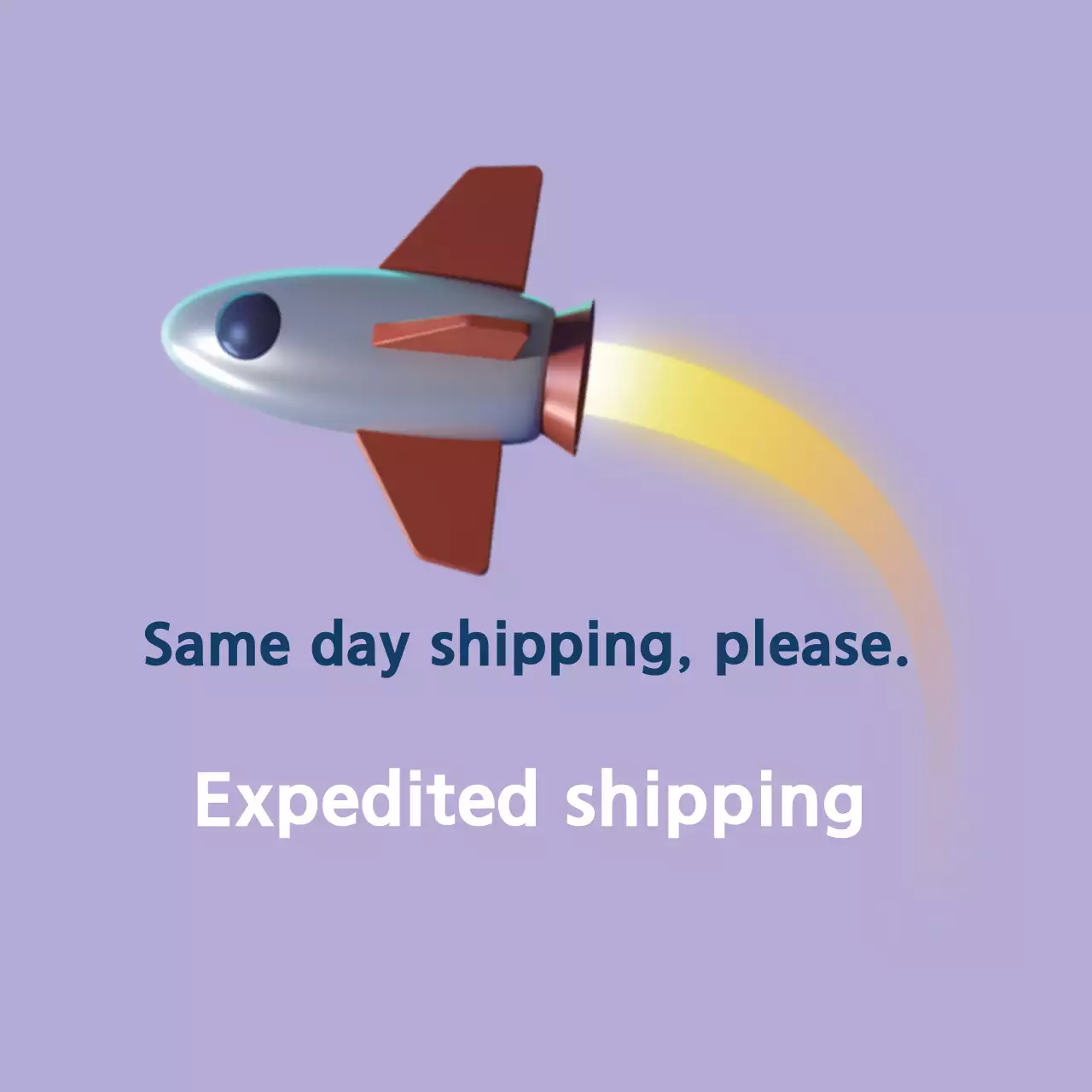 Màu tím minh họa nhãn vận chuyển dễ thương