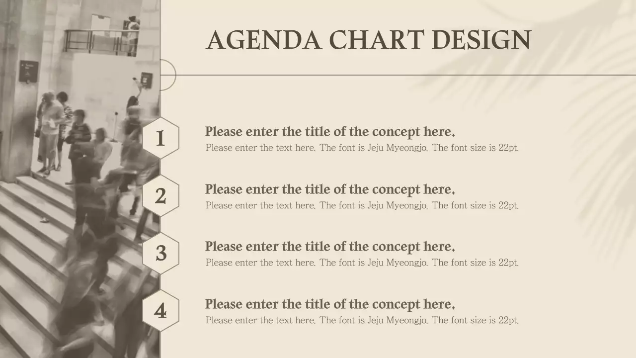 Beige Minimal Agenda Planner Infographic