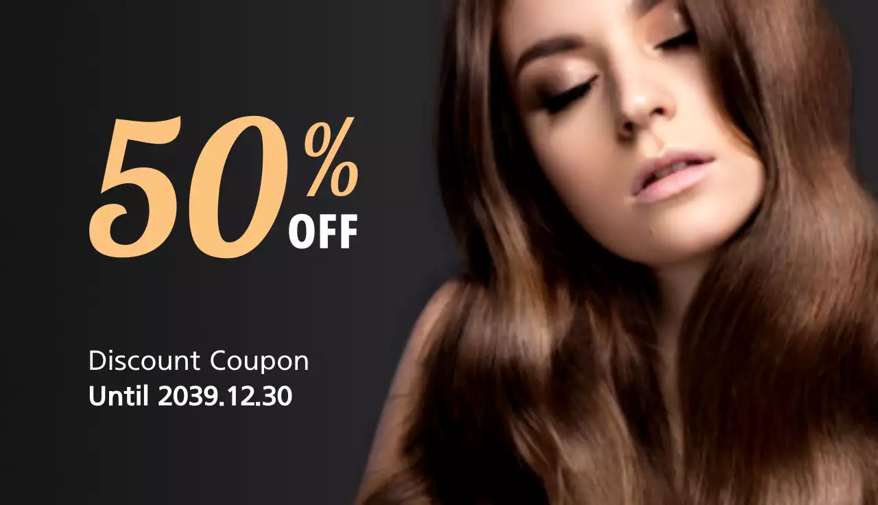 Black Modern Discount Promotion Business Card