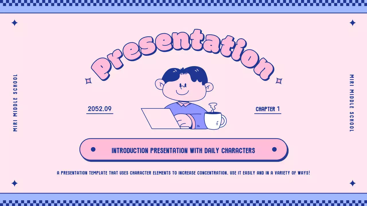 Pink Playful Template Presentation
