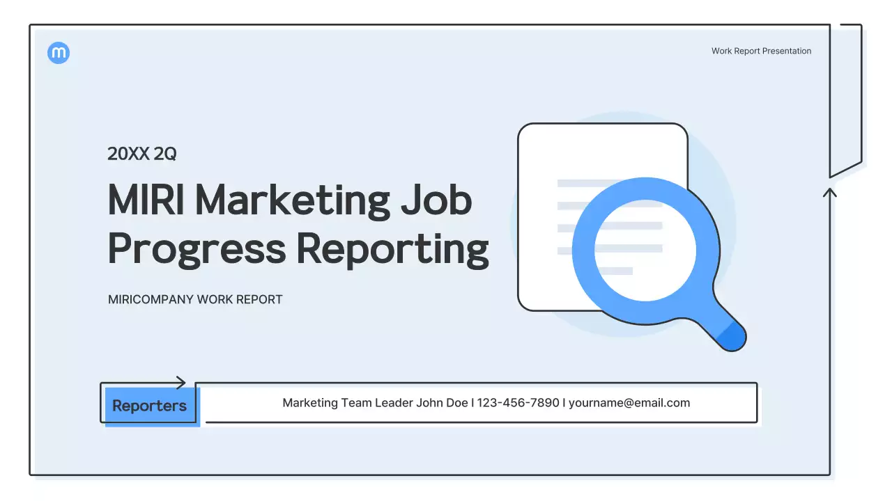 Point shapes with light blue arrows business presentation kit