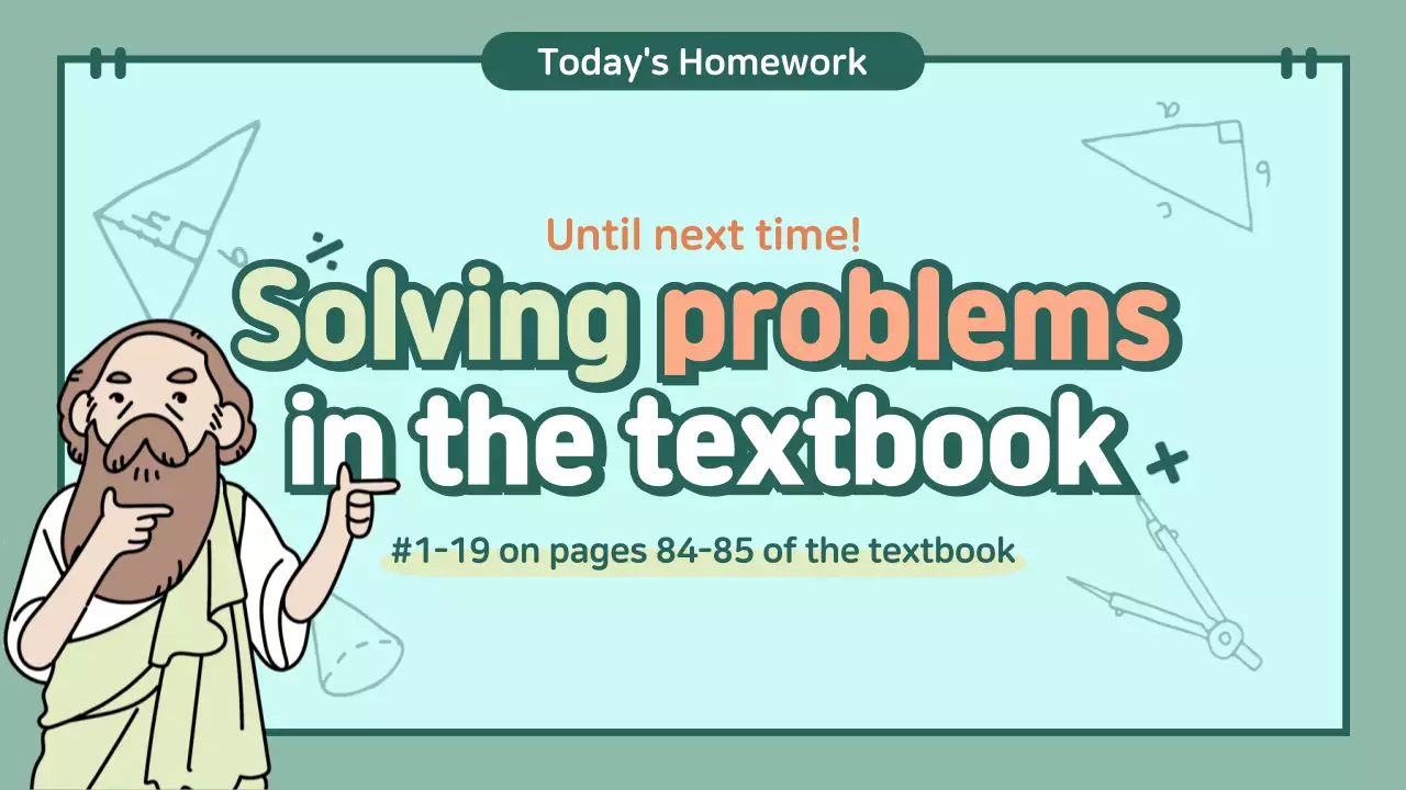 Pastel classroom presentations with characters