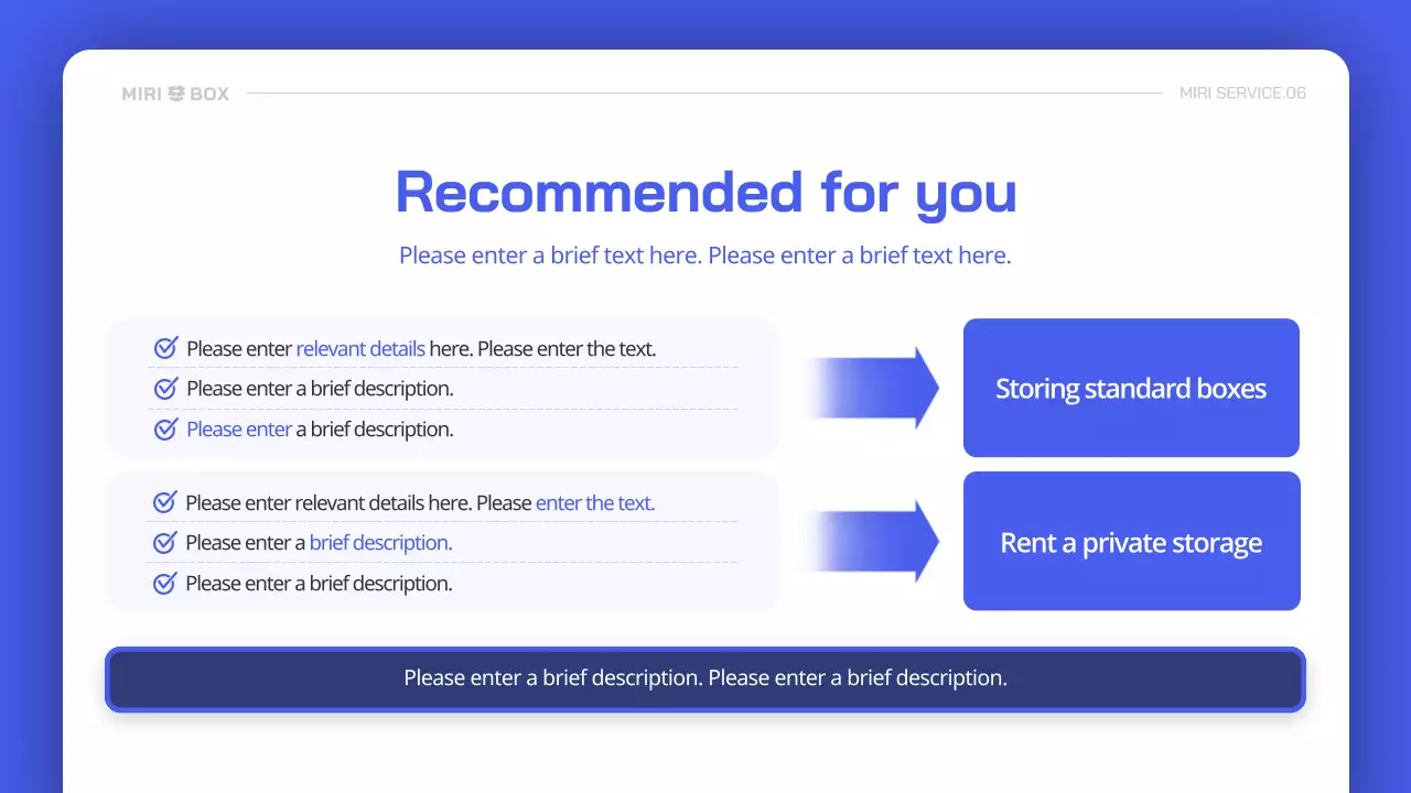 Blue Modern Storage Promotion Presentation