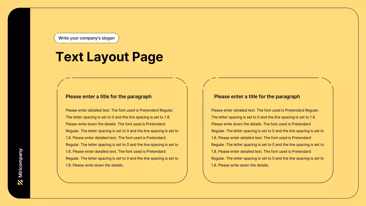 Yellow Minimal Business Presentation