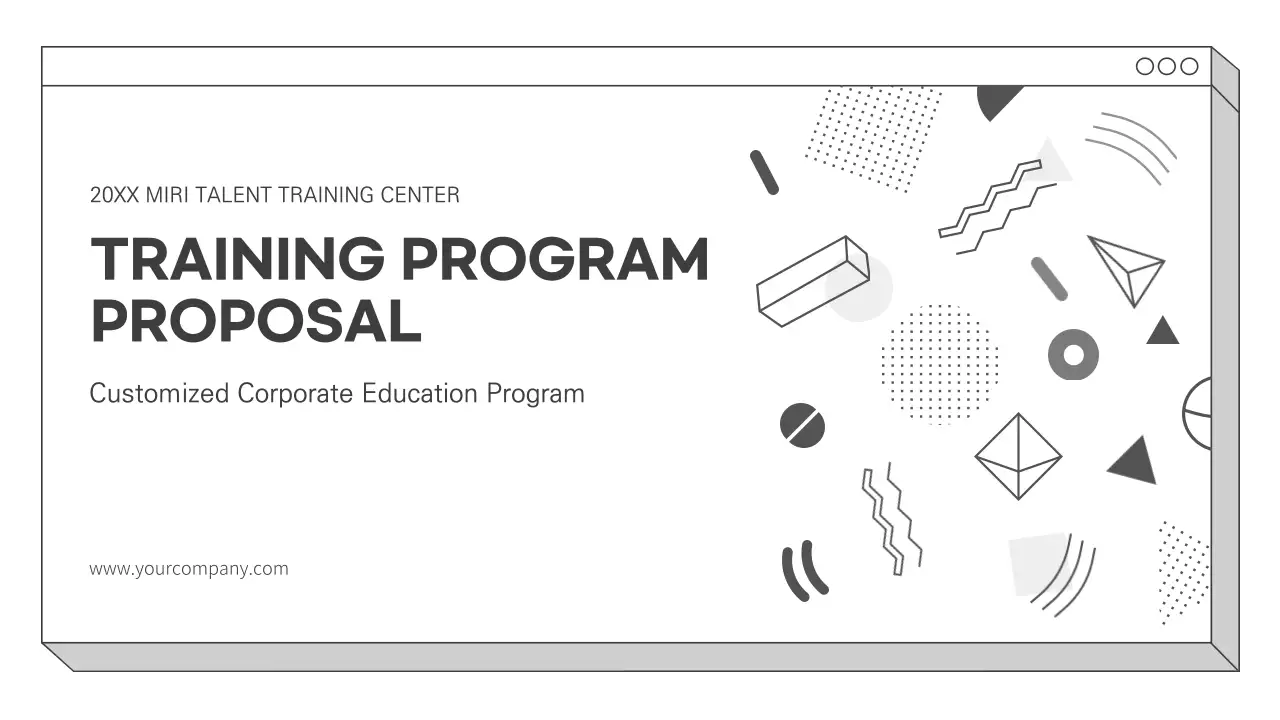 Grayton's corporate customized training program proposal business proposal PPT