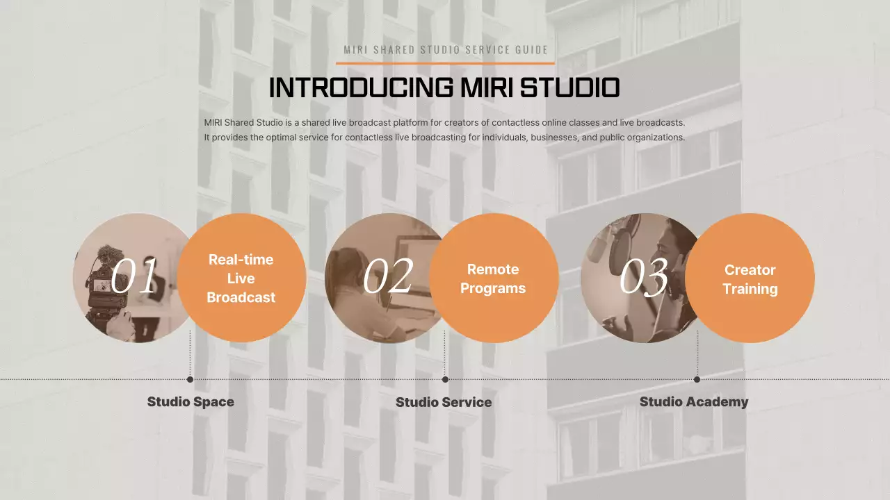 Grey Professional Studio Guide Presentation