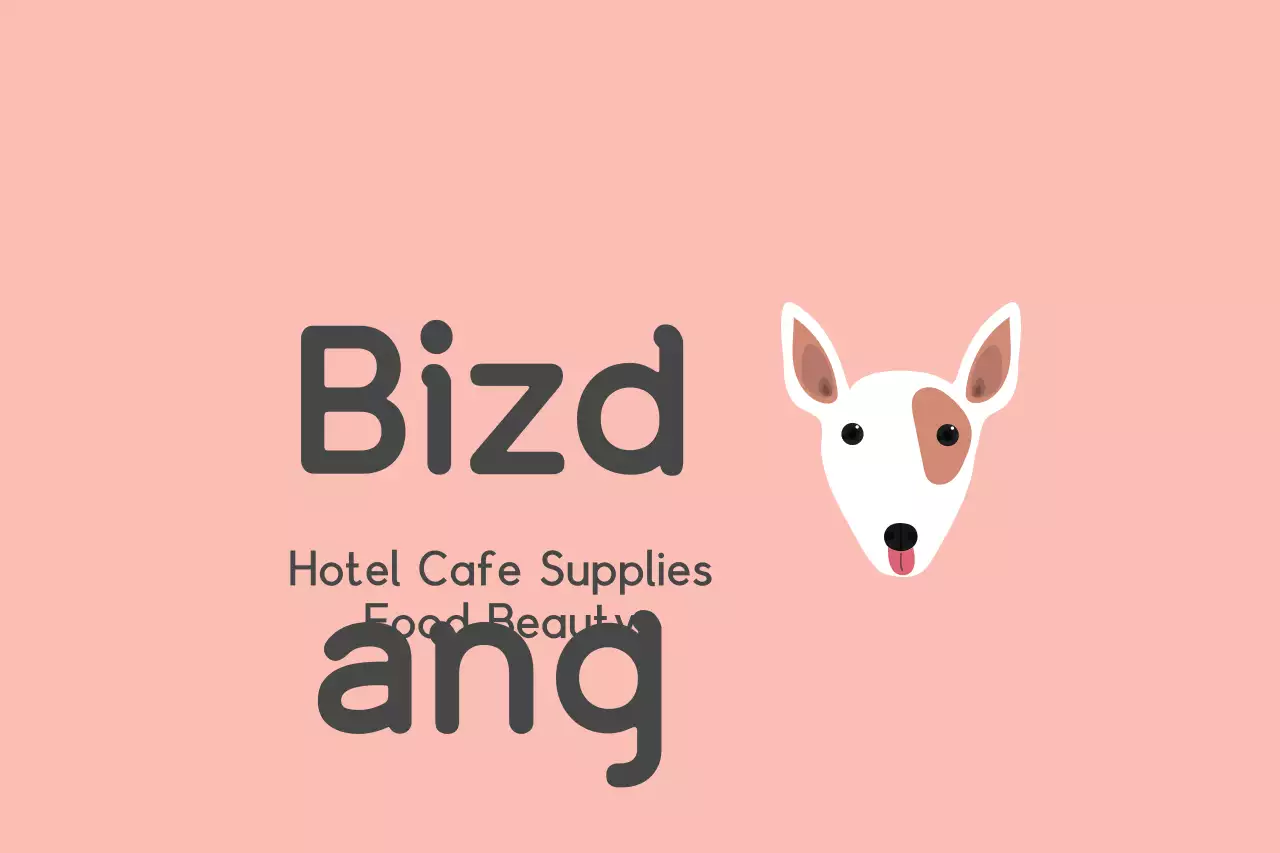 Peach Minimal Pet Supplies Logo Banner
