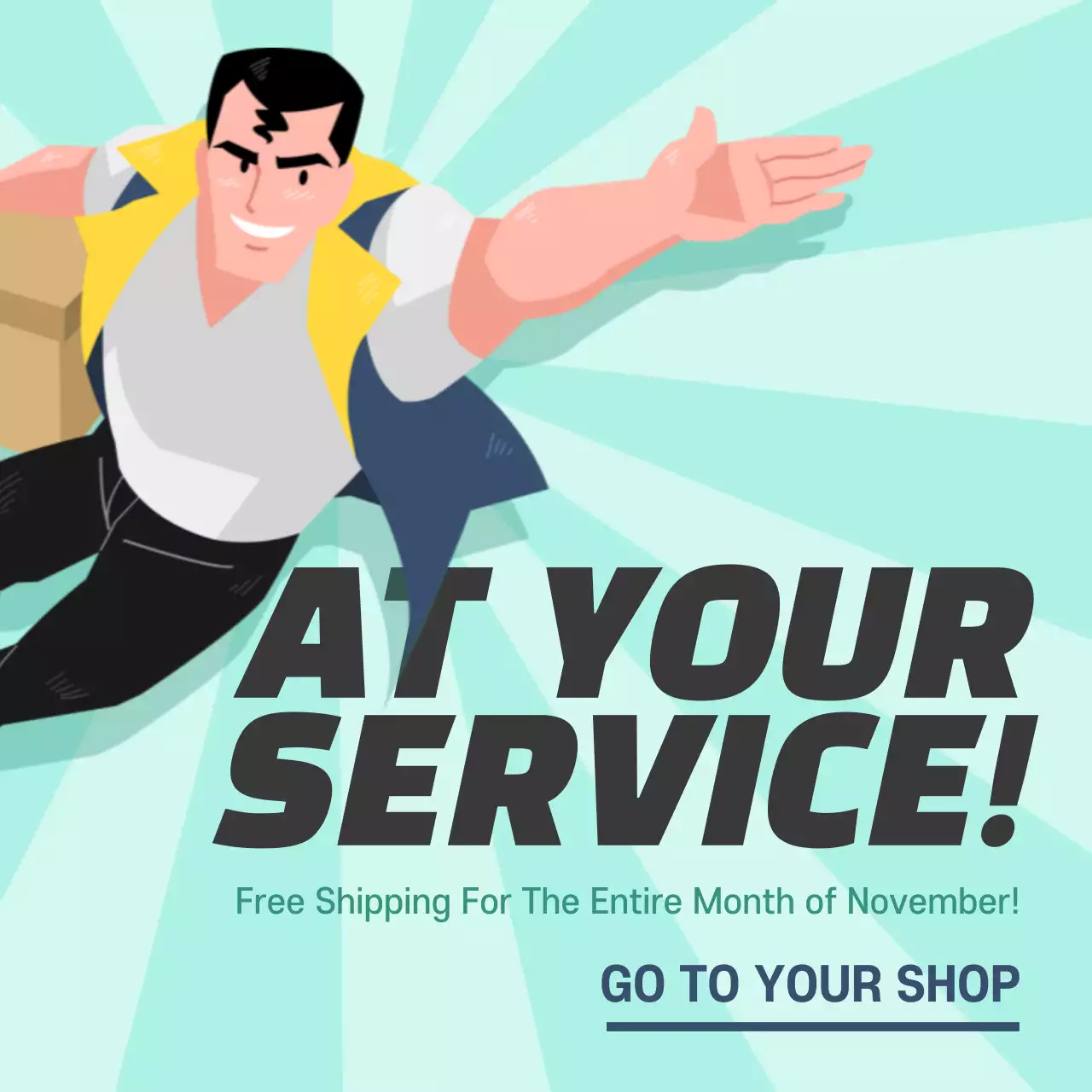 Mint Comic Delivery Promotion Instagram Post