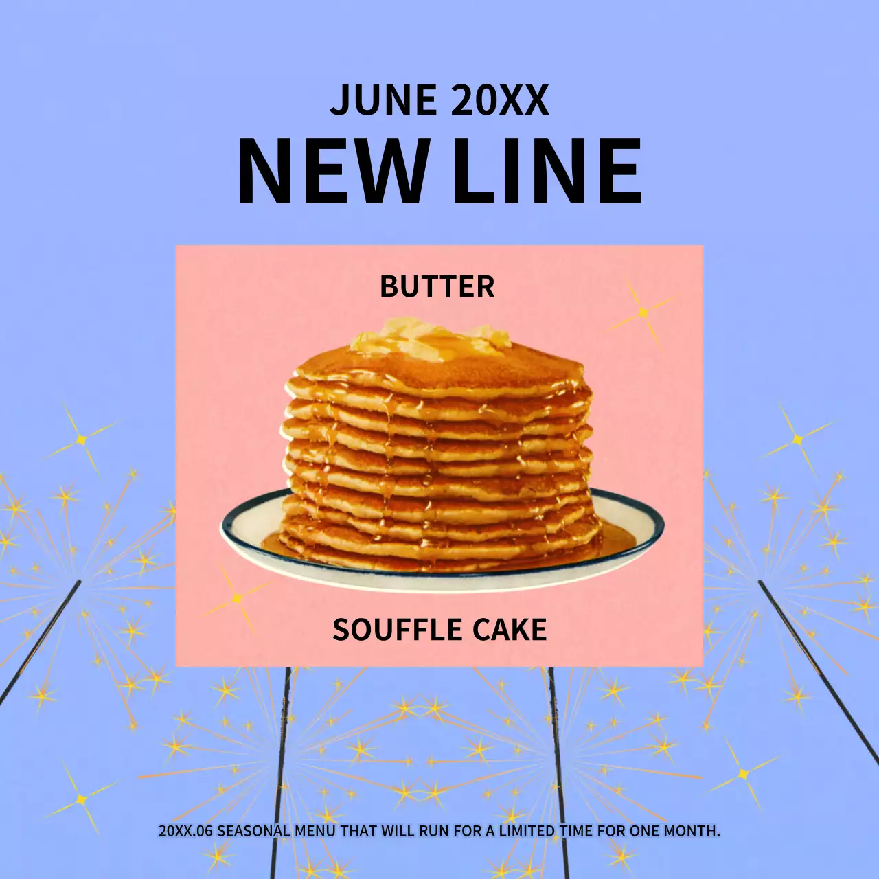 Pink Trendy Cake Promotion Instagram Post