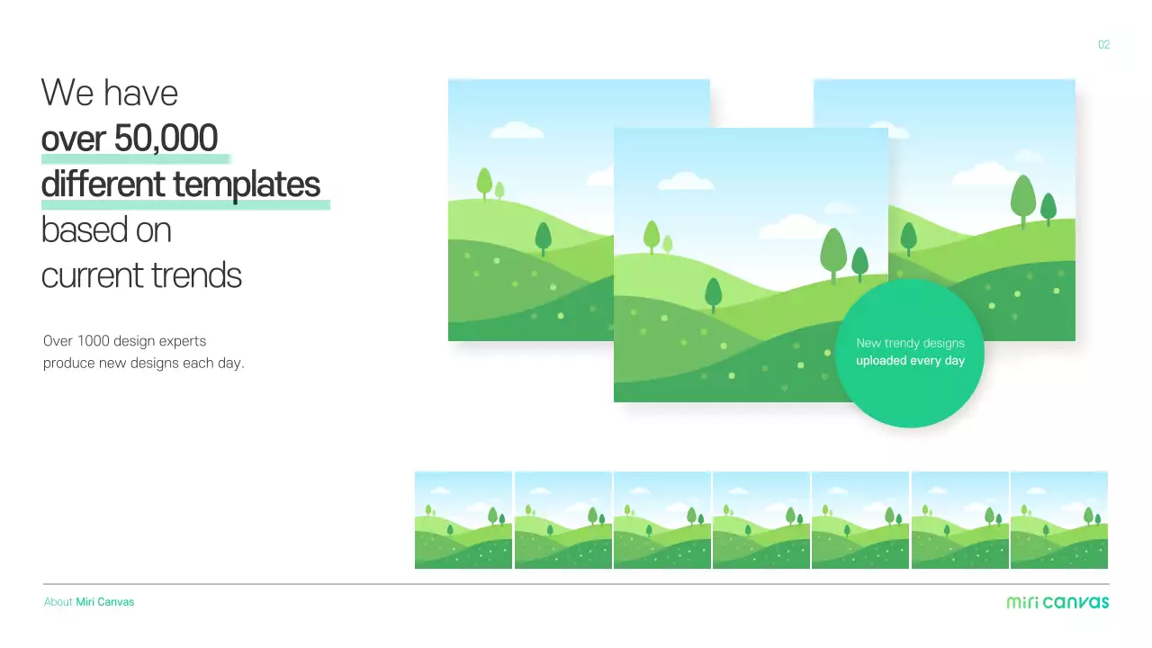 Mint Modern Design Promotion Presentation