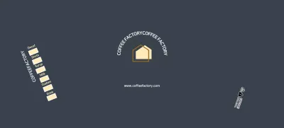 Navy Bowdoin Cafe logo cafe paper cups