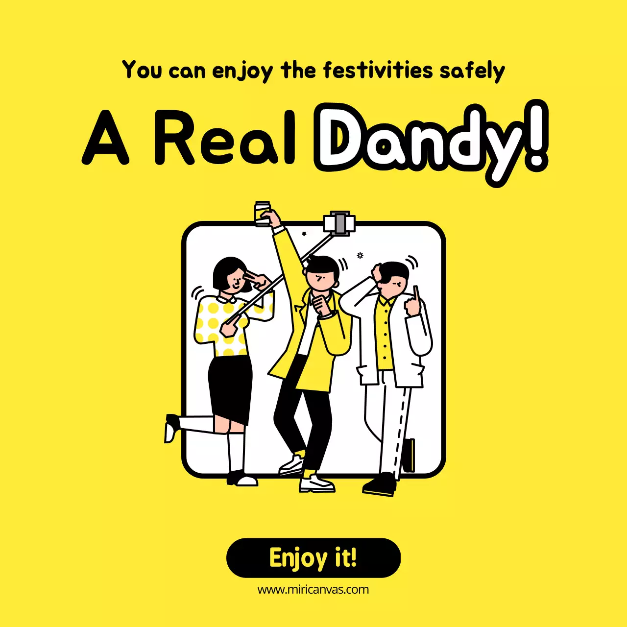 Yellow Trendy Festival Guide Instagram Carousel