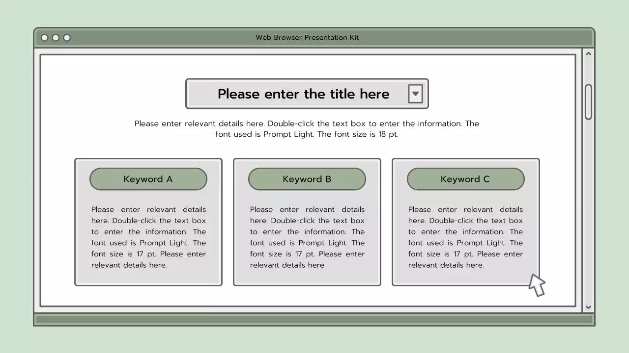 Grey Minimal Web Guide Presentation