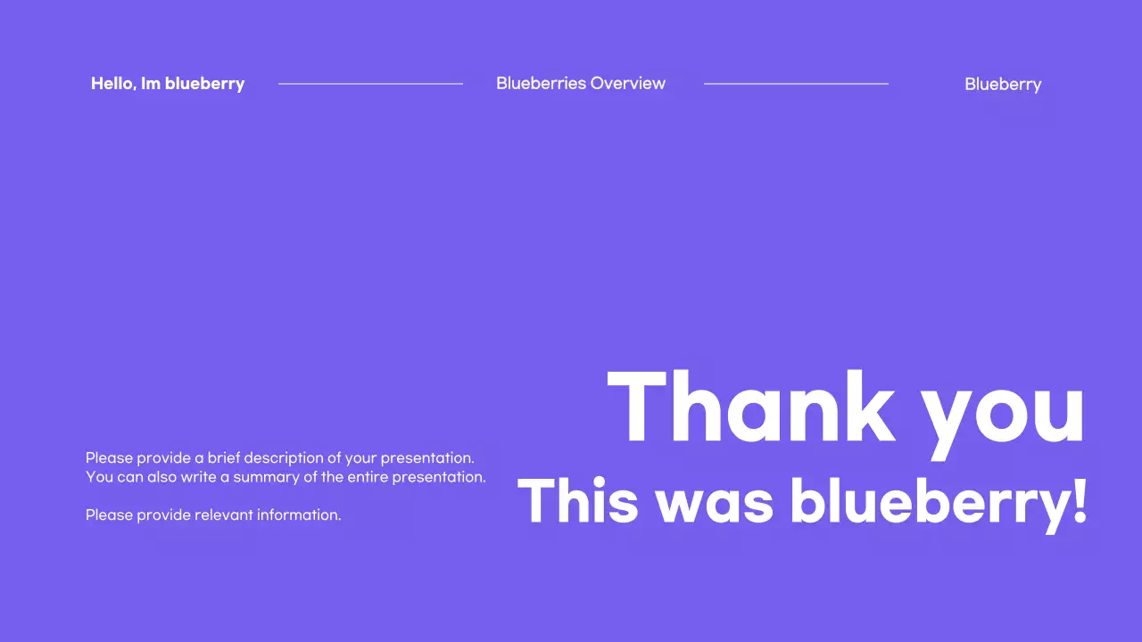 Purple Modern Template Presentation