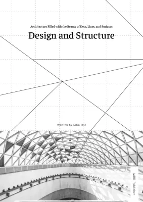 White Modern Architecture Guide Book Cover