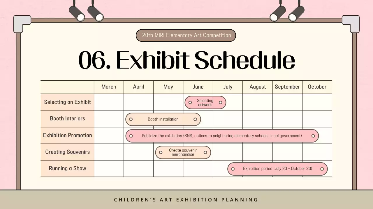 Beige Modern Art Exhibition Guide Presentation