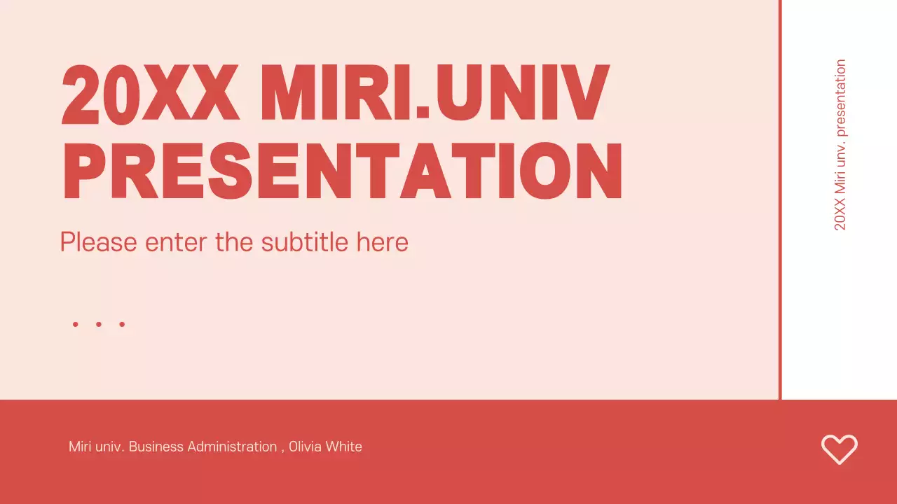 Red Simple Template Presentation