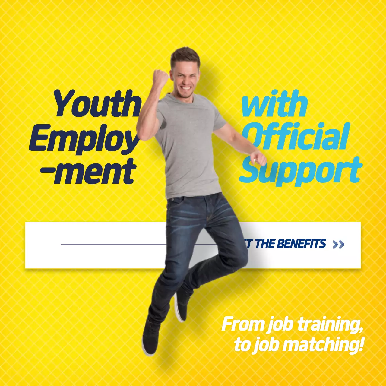 Blue Trendy Youth Promotion Instagram Post