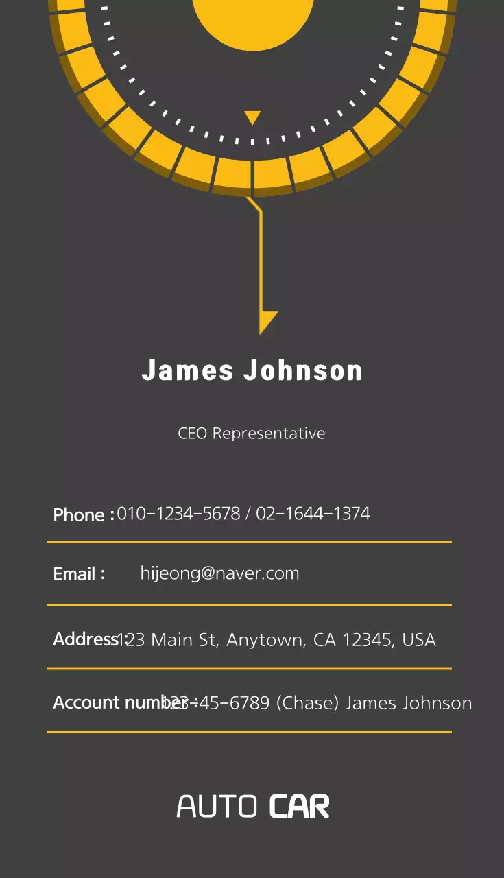 Cartão de visita de propaganda de carro profissional cinza