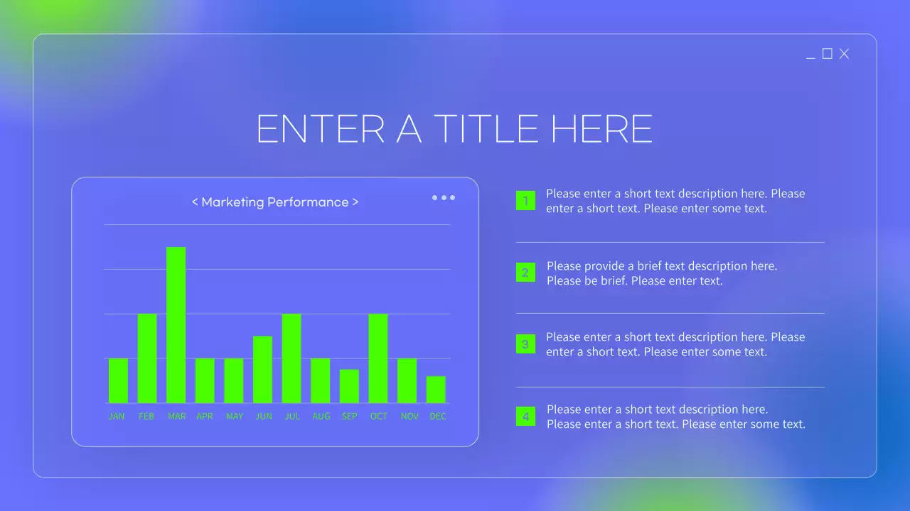 Blue Simple Marketing Presentation