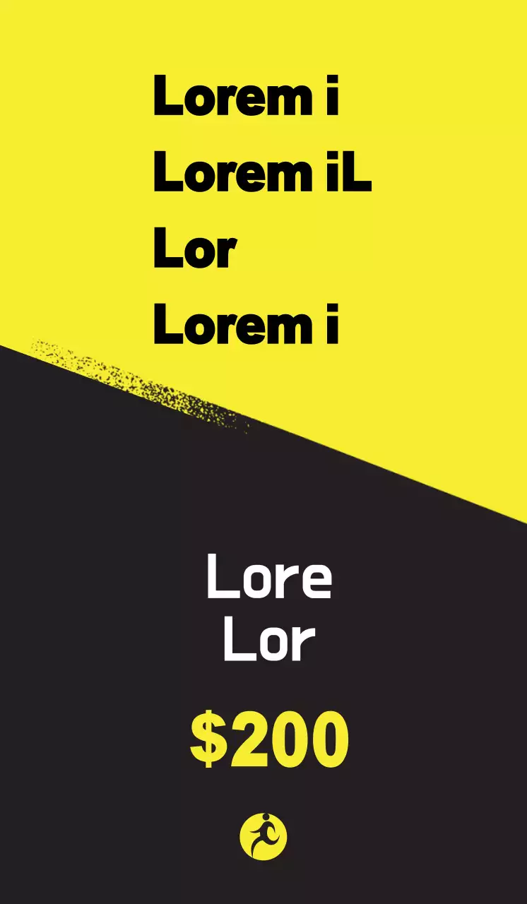 Health events with black and yellow backgrounds