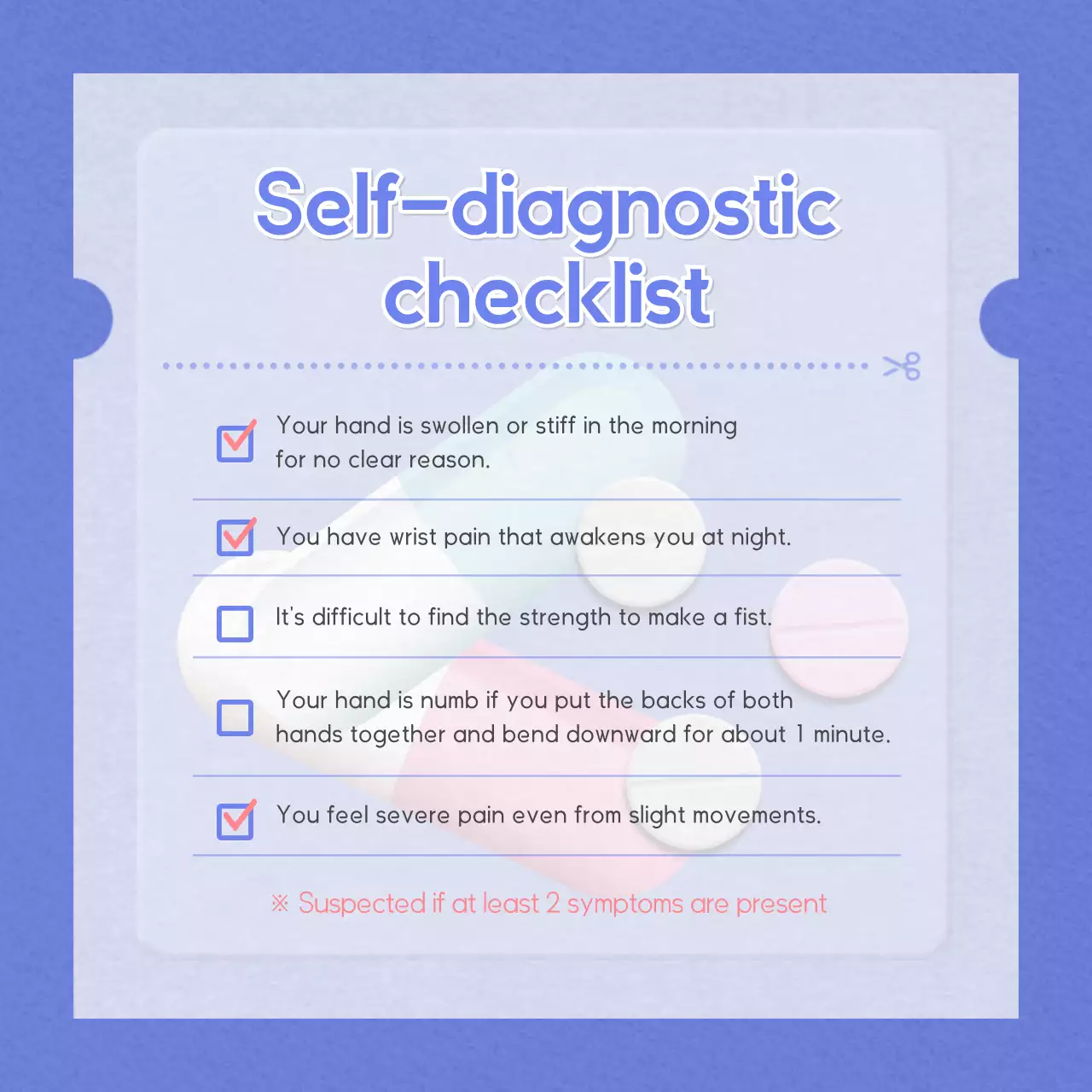 Multicolored hospital medicine bag concept