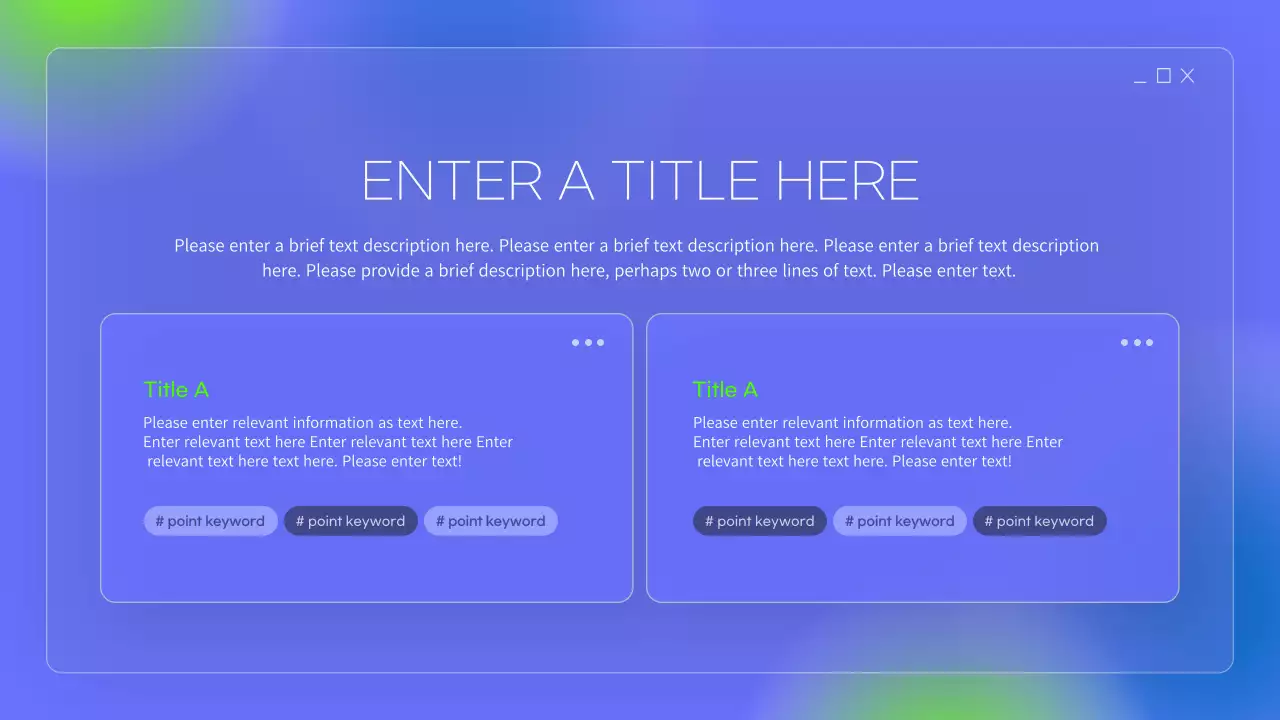 Blue Simple Marketing Presentation