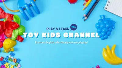 Blue Playful Kids Channel Promotion YouTube Thumbnail