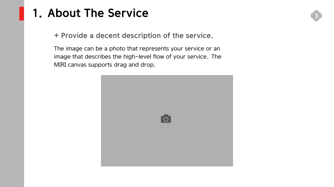 흑백의 단순한 구성의 서비스 실적과 전략, 예측 보고서