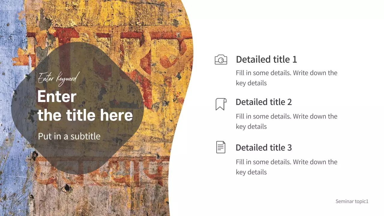 Orange Modern Humanities Seminar Presentation