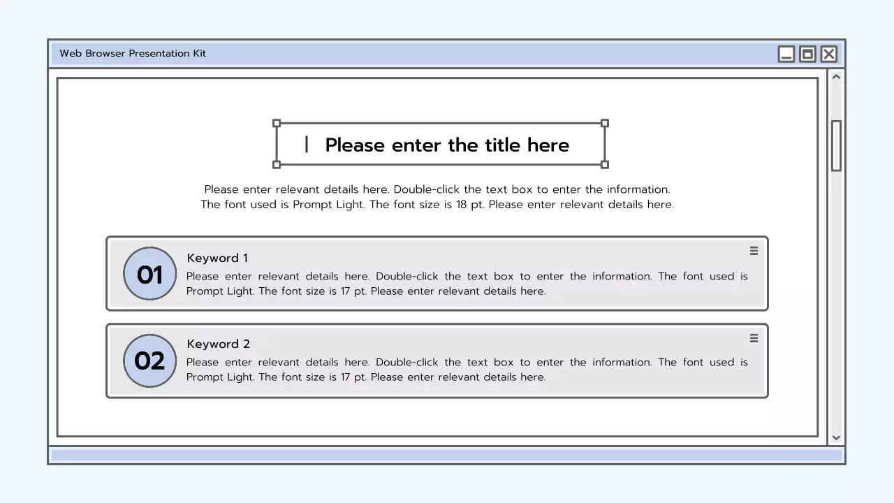 Grey Minimal Web Guide Presentation