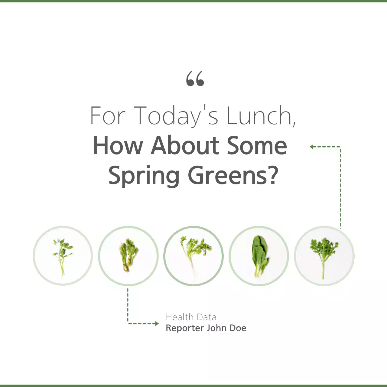 Green Modern Food Promotion Instagram Carousel