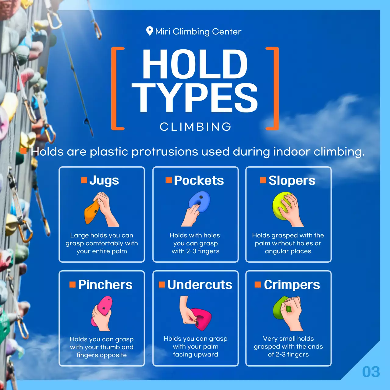 About climbing the light blue and orange sky concept