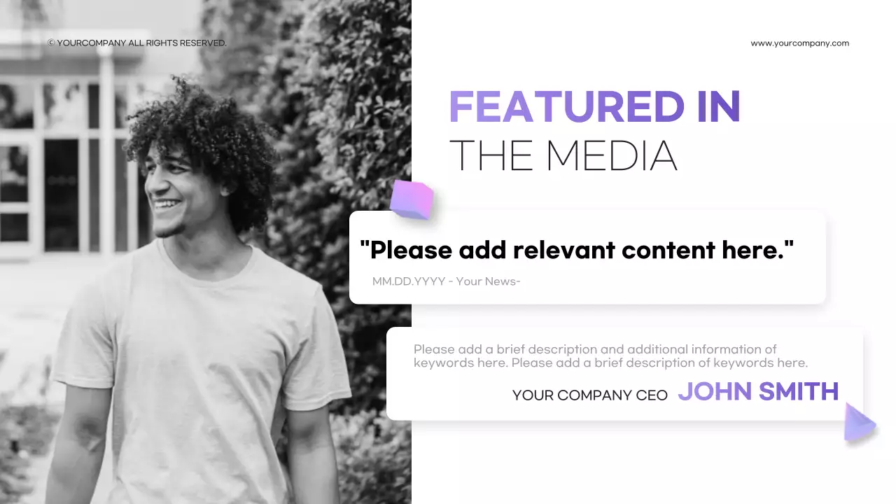 Purple Modern Business Presentation