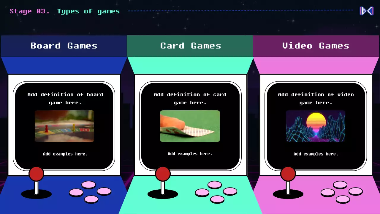 Teal Retro Games 코스 프레젠테이션