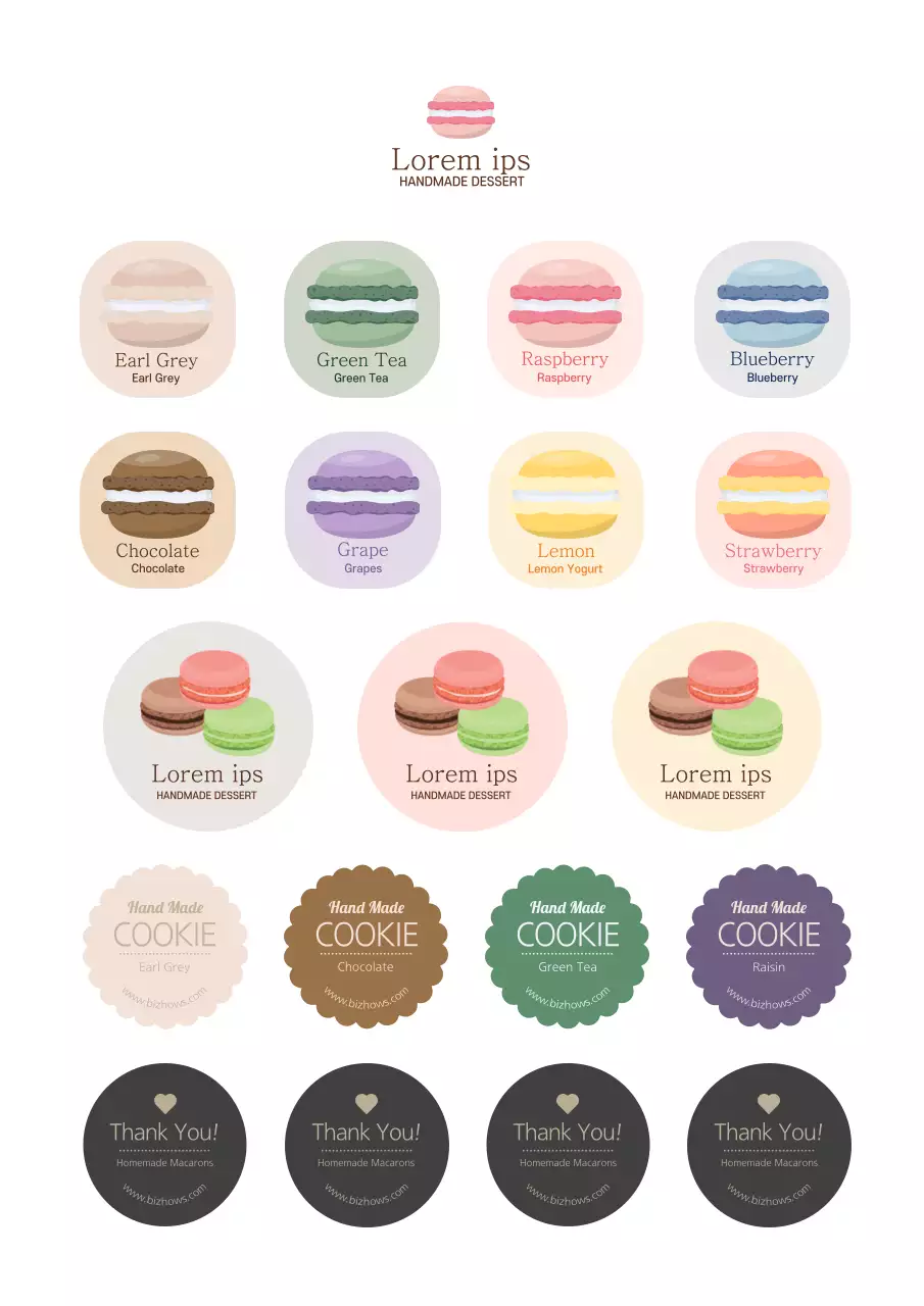 Freehand Sticker_Macaron