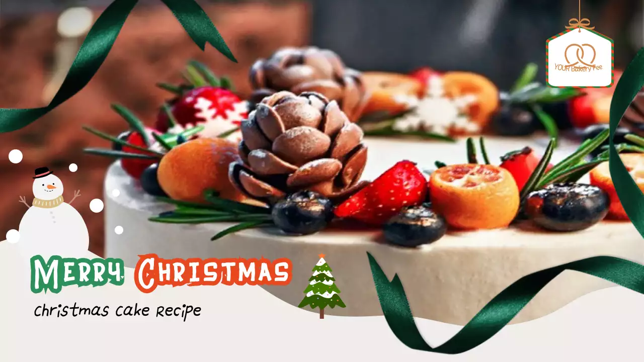 White Festive Christmas Recipe YouTube Thumbnail