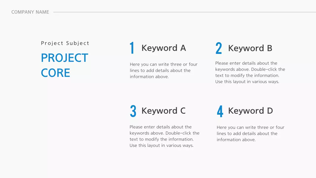 Presentations for reporting