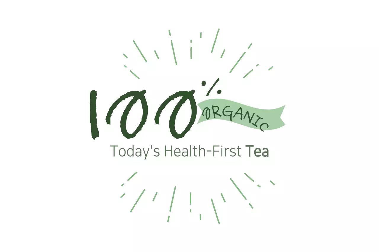 Green Organic Tea Advertisement Banner