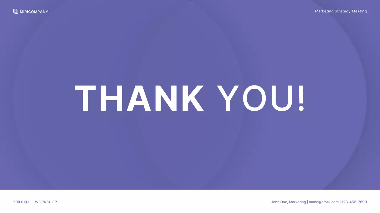 Purple Professional Marketing Workshop Presentation